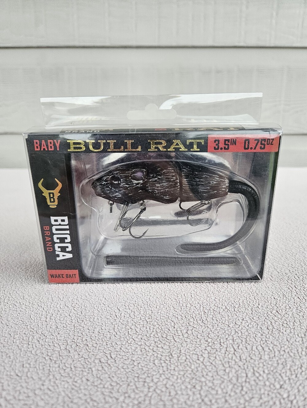 Triton Mike Bucca Baby Bull Rat Wake Bait 3.5" 3/4oz River Rat Fishing